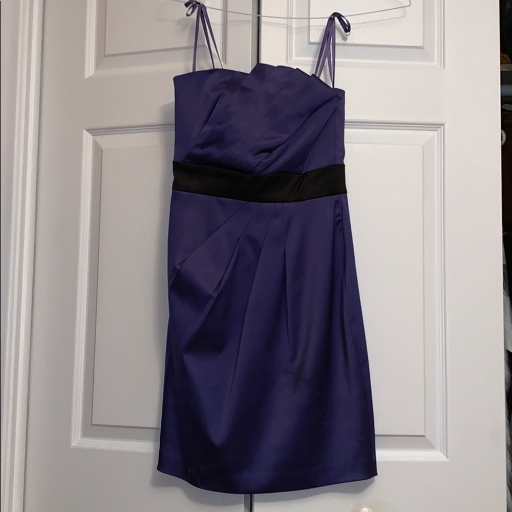 Purple and Black Max and Cleo Dress (size 4)